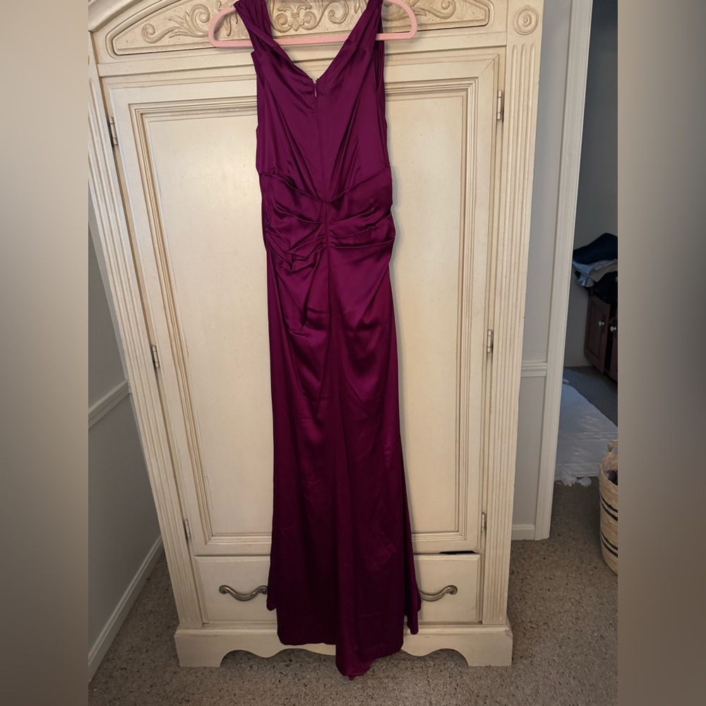 Neiman Marcus Deep Purple Maxi Dress
